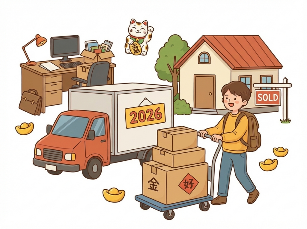 【上班族年後轉職搬家注意事項】從離職交接到開運小技巧