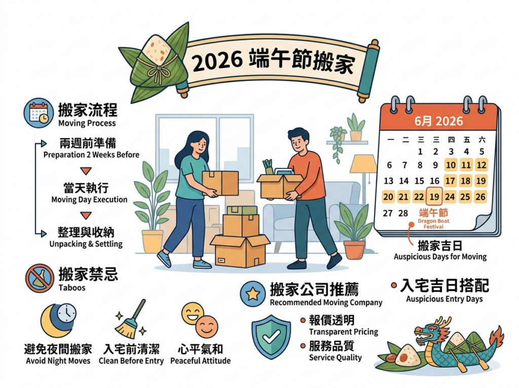 2026端午節搬家可以嗎？習俗、禁忌與實務完整整理